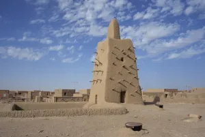 Timbuktu Prints: The Djinguereber Mosque, Timbuktu, UNESCO World Heritage Site, Mali, West Africa, Africa