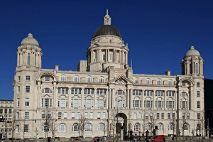 Dock Company Building, Pierhead, UNESCO World Heritage Site, Liverpool, Merseyside, England, United Kingdom, Europe