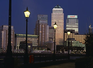Docklands Prints: Docklands Business Center, London, England, United Kingdom, Europe