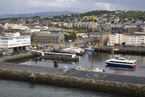 Images Dated 18th July 2008: Docks in the Brattora District, Trondheim City, Nord-Trondelag Region, Norway