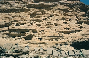 Tribal Culture Prints: Dogon cliff houses and burial chambers, Irelli village, UNESCO World Heritage Site
