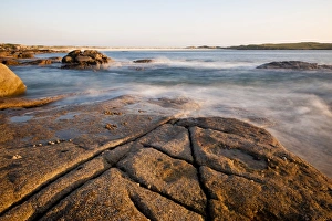 Connacht Prints: Dogs Bay at dusk, Roundstone, Connemara