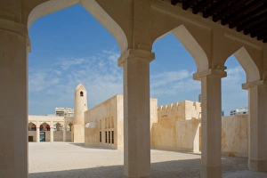 Qatar Prints: Doha Souq, Doha, Qatar, Middle East