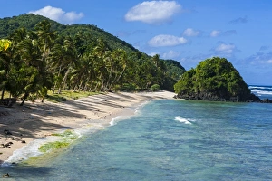 South Pacific Gallery: Two Dollar Beach on Tutuila Island, American Samoa, South Pacific, Pacific