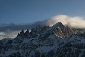 Images Dated 31st December 2011: Dolomites, mountain peaks near Falcade, Veneto, Italy, Europe