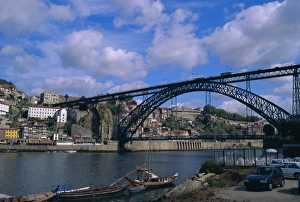 Arching Prints: Dom Luis I Bridge over Douro River