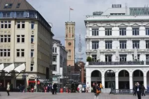 Images Dated 20th June 2010: Dom square, city center, Hamburg, Germany, Europe
