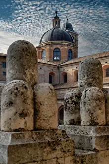 Ancient Buildings Prints: Dome of the Cathedral of Santa Maria Assunta