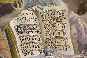 Books Prints: Dome fresco by Johann Michael Rottmayr, Karlskirche (St