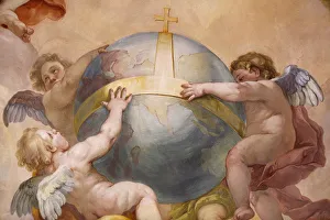 Dome fresco by Johann Michael Rottmayr, Karlskirche (St