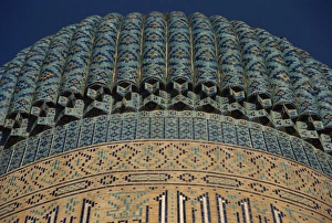 Detail of dome of the Gur-Emir Mausoleum