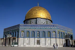 Metallic Prints: Dome of the Rock, UNESCO World Heritage Site, East Jerusalem, Israel, Middle East