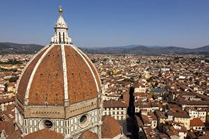 Catholic Prints: The Dome of Santa Maria del Fiore and roof tops