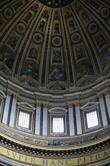 Images Dated 6th April 2007: Dome, St. Peters Basilica, Vatican, Rome, Lazio, Italy, Europe