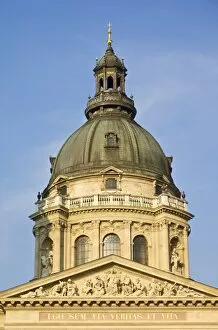 Images Dated 16th July 2010: Dome of St. Stephens basilica (Szent Istvan Bazilika), Budapest, Hungary, Europe