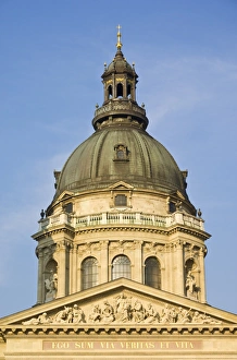 Szent Istvan Bazilika Prints: Dome of St. Stephens basilica (Szent Istvan Bazilika), Budapest, Hungary, Europe