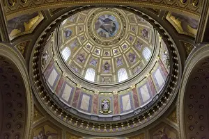 Traditionally Hungarian Prints: Dome, St. Stephens Basilica (Szent Istvan Bazilika)