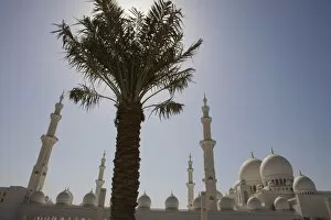 Domes and minarets of the new Sheikh Zayed Bin Sultan Al Nahyan Mosque