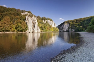 Donaudurchbruch, Danube River, near Kelheim, Bavaria, Germany, Europe