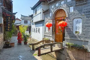 Eastern Script Prints: Dongba alley in the old town of Lijiang