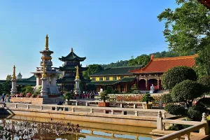 Landscaping Prints: Dongling Monastery, Jiujiang City, Jiangxi Province, China
