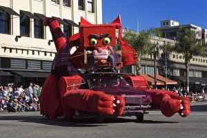 Parades Prints: Doo Dah Parade float, Pasadena, Los Angeles, California, United States of America