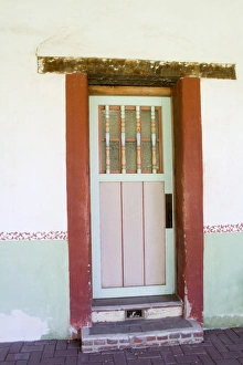 San Miguel Prints: Door, Mission San Miguel Arcangel, San Miguel, California, United States of America
