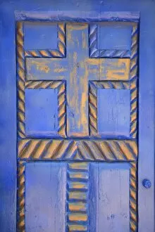 Images Dated 12th August 2009: Door, Old Town, Albuquerque, New Mexico, United States of America, North America