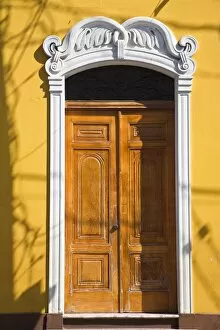 Door, Park Colon (Park Central), Granada, Nicaragua, Central America
