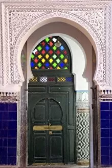 A door in the souks in the Medina