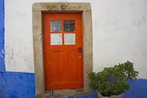 Estremadura Prints: Door in the walled medieval town