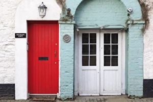 County Cork Prints: Doors in Kinsale Town, County Cork, Munster, Republic of Ireland, Europe