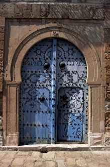 Images Dated 2nd January 2000: Doorway, Sidi Bou Said