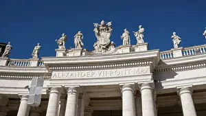 Pope Prints: Detail of Doric colonnades in St