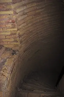 Stair Prints: Double spiral staircase inside the 12th Century Minaret of Jam, UNESCO World Heritage Site