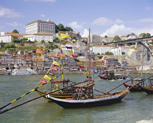 Fishing Prints: Douro River and Old Town