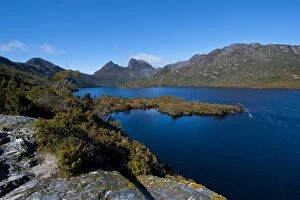 Dove Lake and Cradle Mountain, Cradle Mountain-Lake St. Clair National Park, UNESCO World Heritage Site, Tasmania