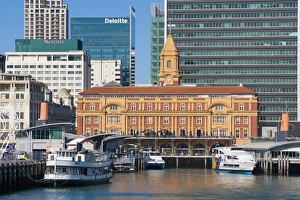 Golden Bay Prints: Downtown Auckland ferry terminal, Auckland, North Island, New Zealand, Pacific