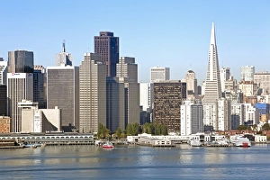 Down Town Prints: Downtown city skyline, San Francisco, California, United States of America, North America