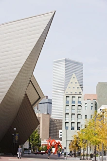 Denver Prints: Downtown Denver Art Museum, Denver, Colorado, United States of America, North America