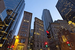 Images Dated 8th October 2009: Downtown Financial District, Boston, Massachusetts, New England, United States of America