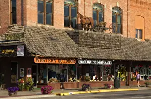 Montana Prints: Downtown Kalispell, Montana, United States of America, North America