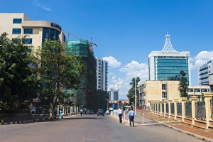 Rwanda Prints: Downtown Kigali, Rwanda, Africa