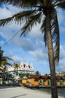 Netherlands Antilles Prints: Downtown Oranjestad, capital of Aruba