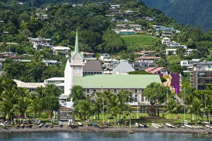 Papeete Prints: Downtown Papeete, Tahiti, Society Islands, French Polynesia, Pacific
