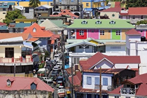 Downtown Roseau, Dominica, Windward Islands, West Indies, Caribbean, Central America