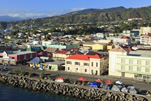 Downtown Roseau, Dominica, Windward Islands, West Indies, Caribbean, Central America