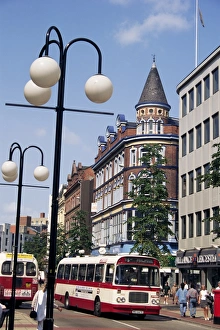 Downtown shopping area