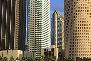 Tampa Prints: Downtown skyscrapers, Tampa, Florida, United States of America, North America