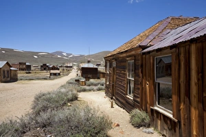 Bodie Prints: Dr. Streets house, Green Street, California gold mining ghost town of Bodie